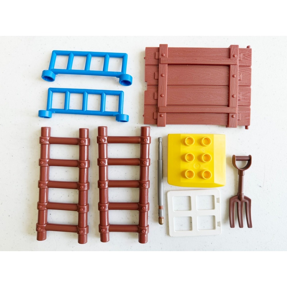 Lego Duplo Blocs 253 Pieces Mega Blocks Castle Figures Animals Cars & Much More - Picture 6 of 11